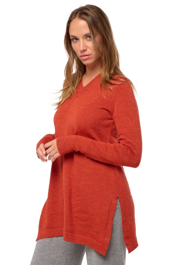 Baby Alpaca cashmere donna sydney pumpkin 2xl